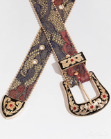 OFFSEAL Y2K Floral Western Belt