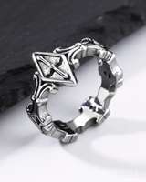 OFFSEAL Y2K Gothic Cross Ring