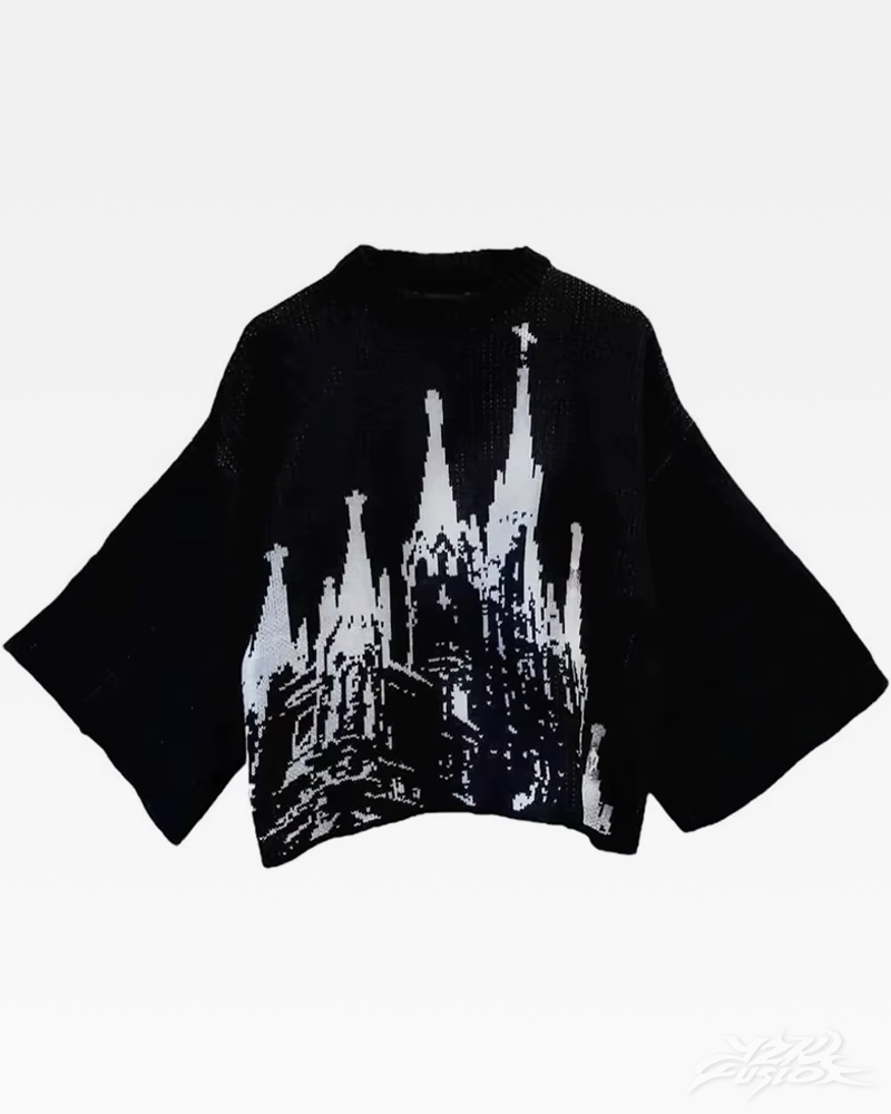 OFFSEAL Y2K Gothic Sweater