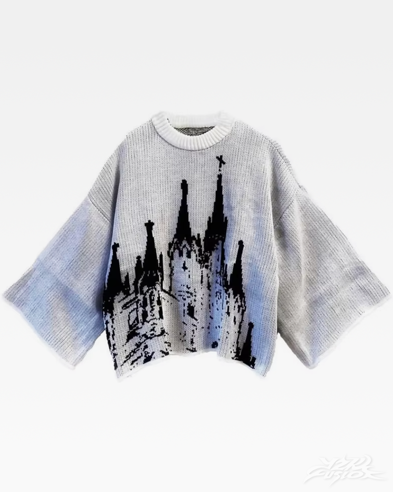 OFFSEAL Y2K Gothic Sweater