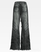 OFFSEAL Y2K Grunge Flare Jeans