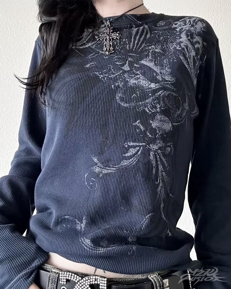 OFFSEAL Y2K Grunge Top