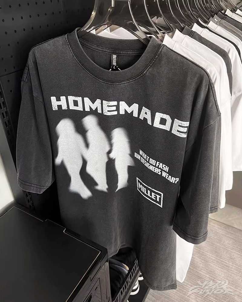 OFFSEAL Y2K Homemade Blurred Shirt