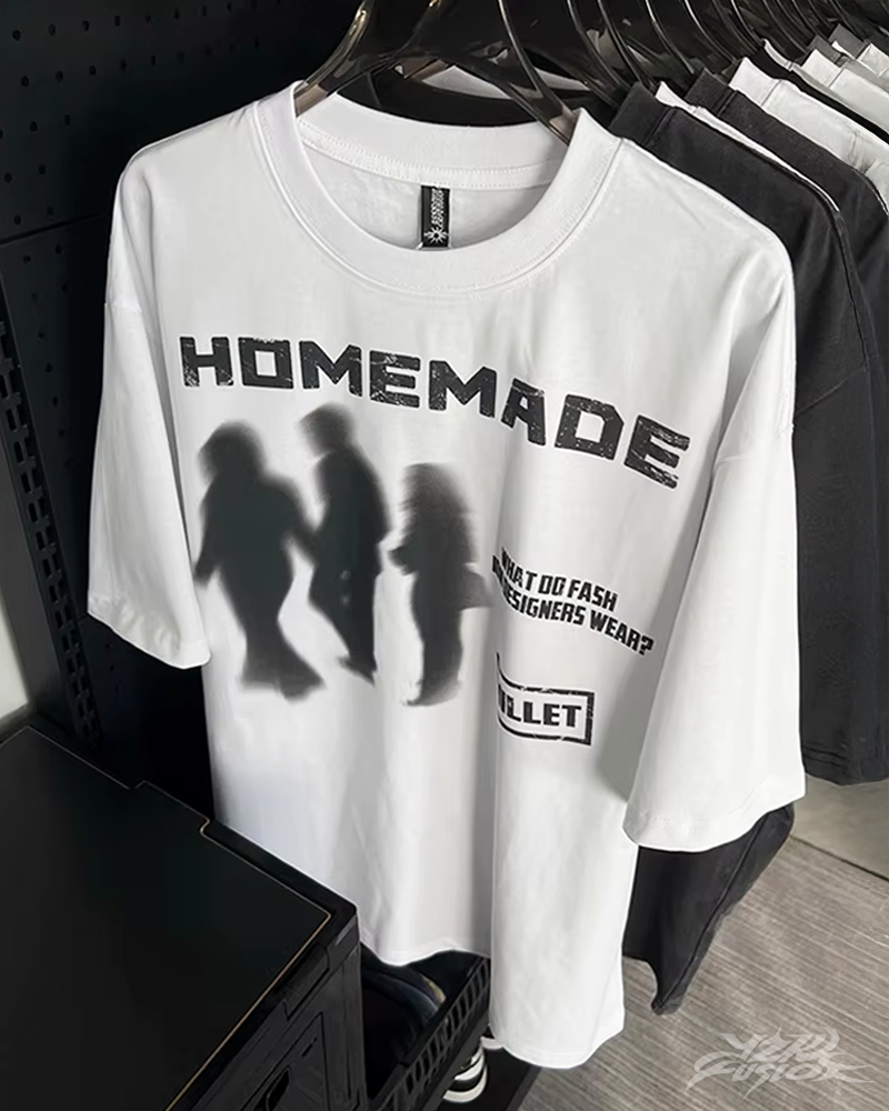 OFFSEAL Y2K Homemade Blurred Shirt