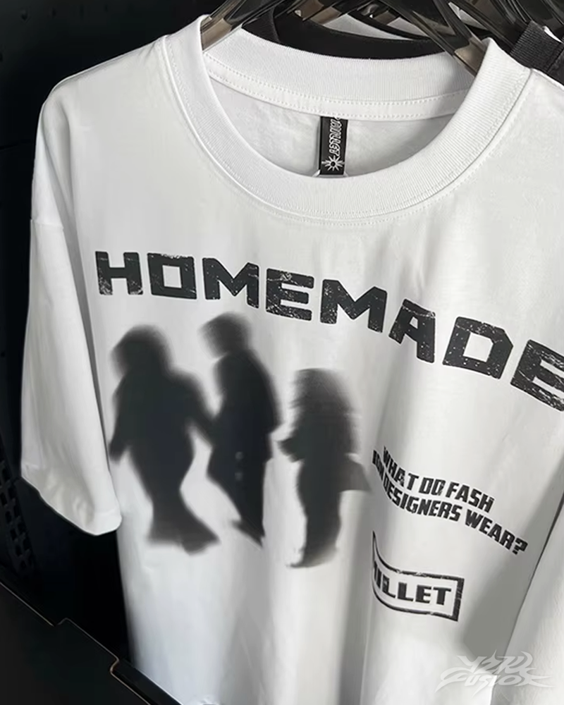OFFSEAL Y2K Homemade Blurred Shirt