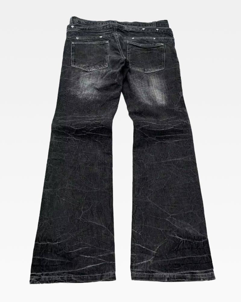 OFFSEAL Y2K Lace Up Jeans