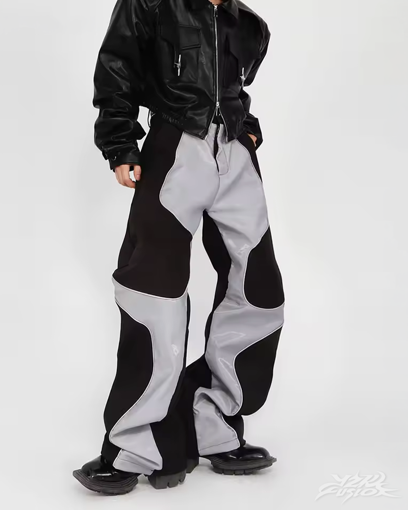 OFFSEAL Y2K Leather Pants