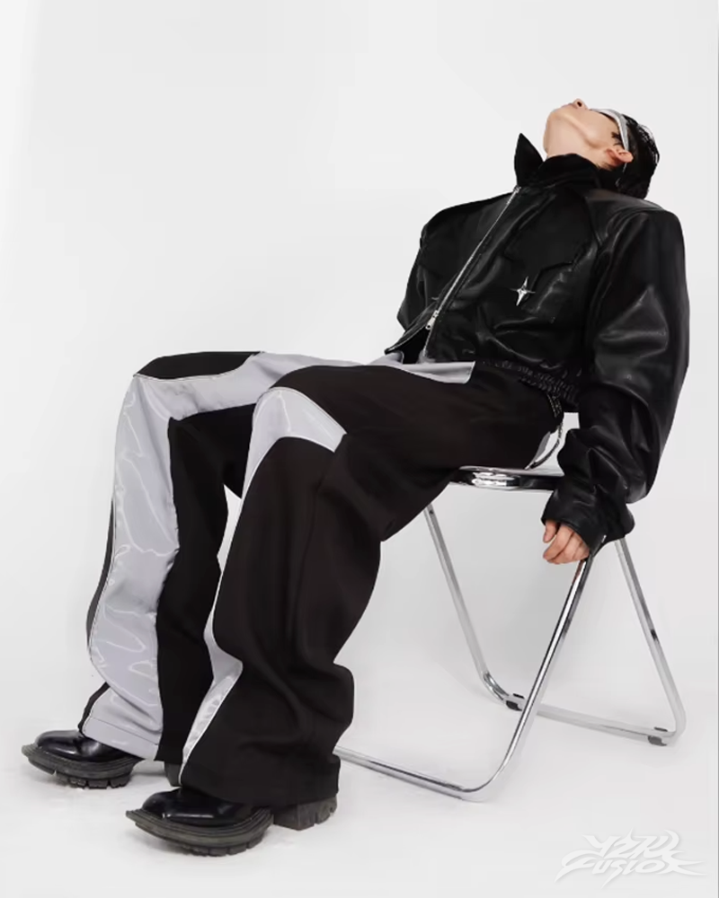 OFFSEAL Y2K Leather Pants
