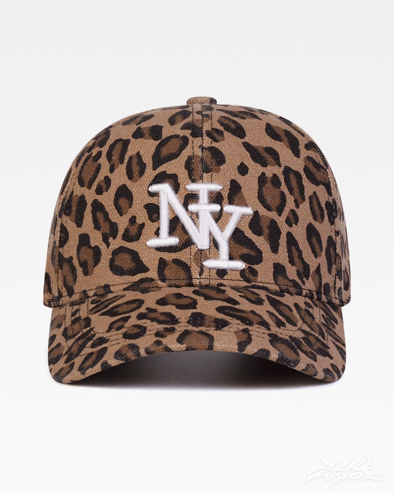 OFFSEAL Y2K Leopard Print NY Cap