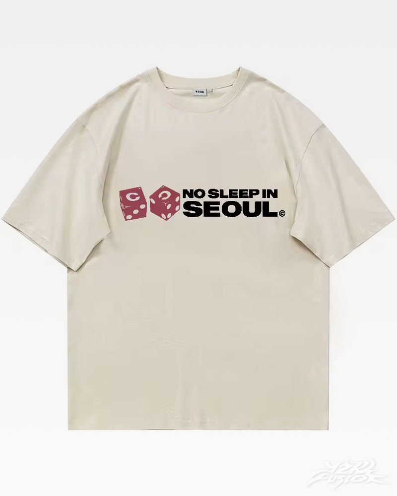 OFFSEAL Y2K No Sleep In Seoul Shirt