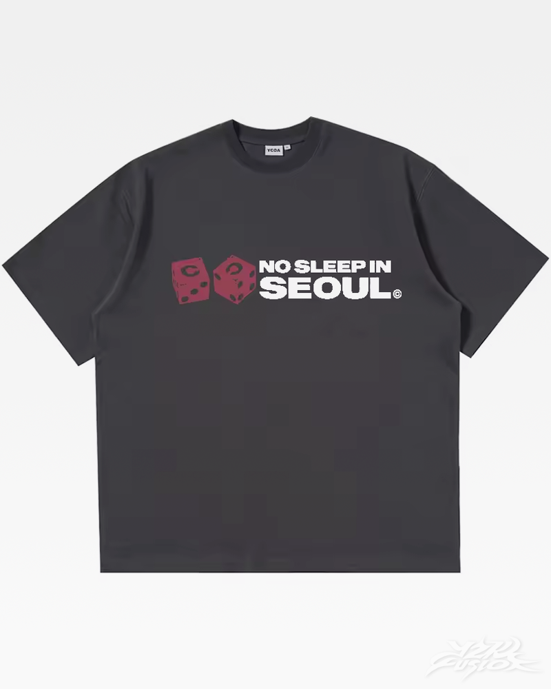 OFFSEAL Y2K No Sleep In Seoul Shirt