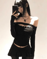 OFFSEAL Y2K Off The Shoulder Top