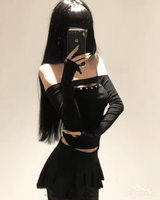 OFFSEAL Y2K Off The Shoulder Top