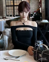 OFFSEAL Y2K Off The Shoulder Top