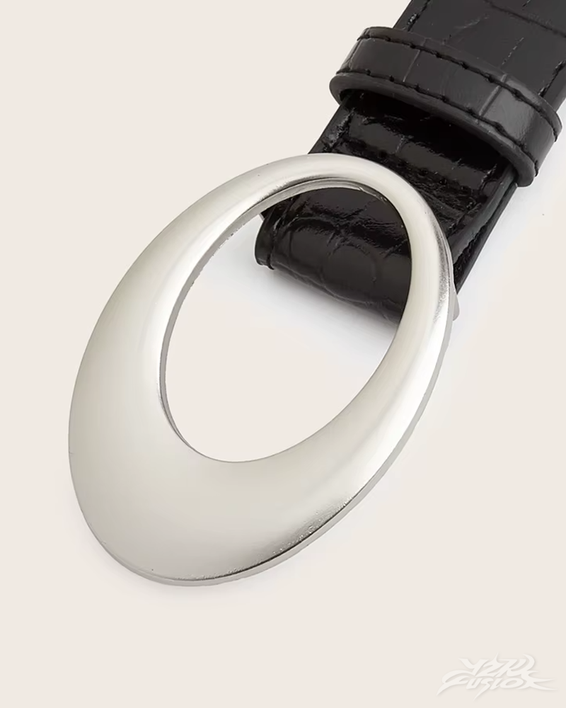 OFFSEAL Y2K Oval Buckle Belt