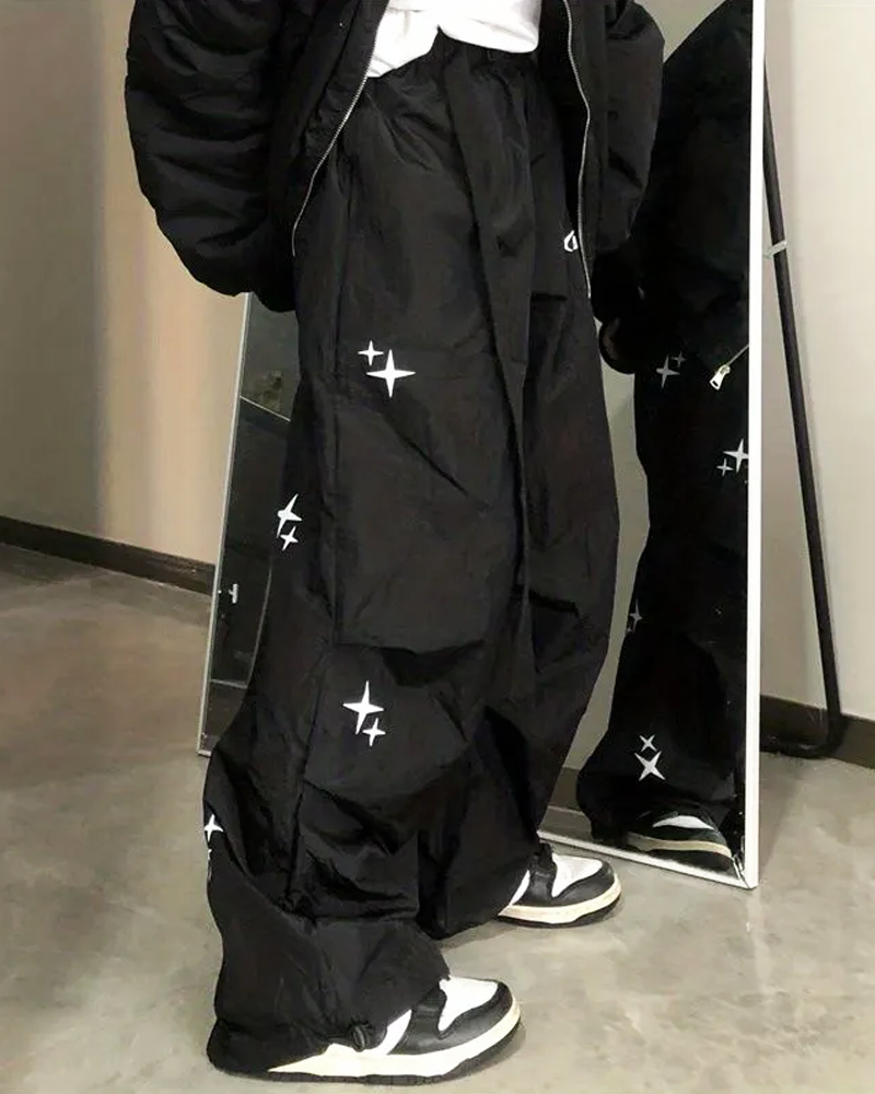 OFFSEAL Y2K Parachute Pants 2