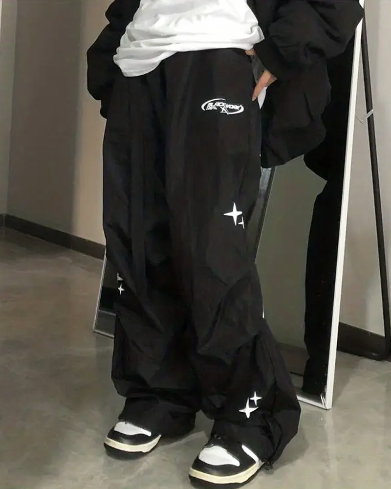OFFSEAL Y2K Parachute Pants 2