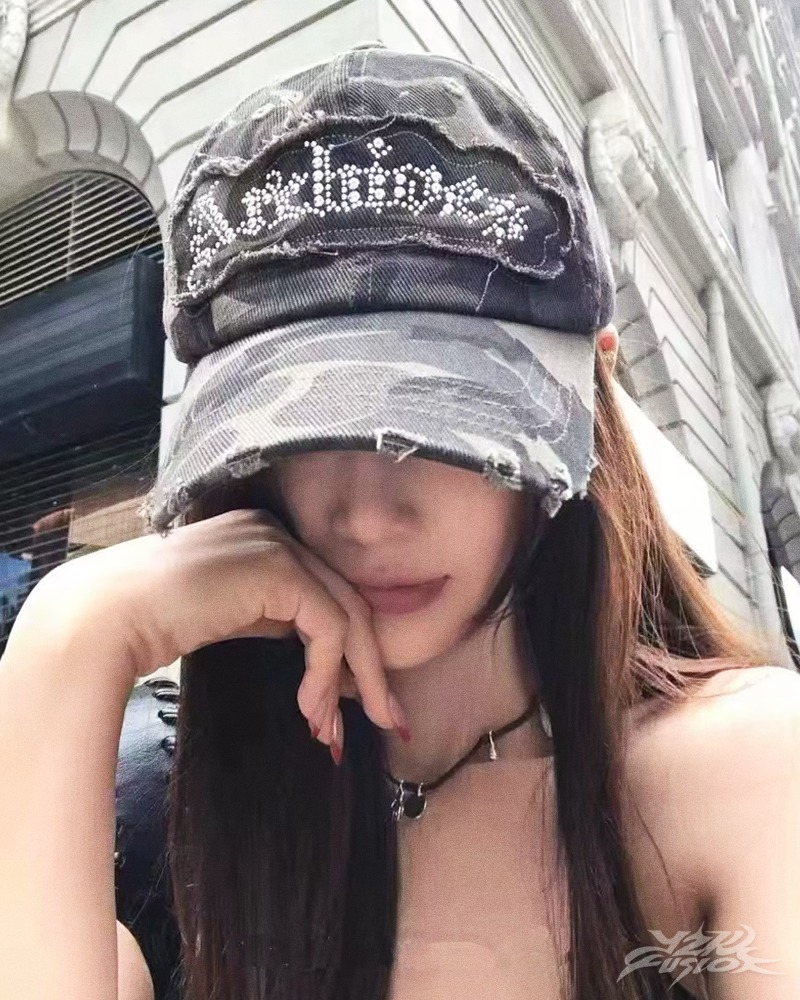 OFFSEAL Y2K Rhinestone Cap