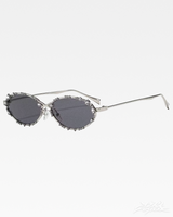 OFFSEAL Y2K Rhinestone Oval Sunglasses