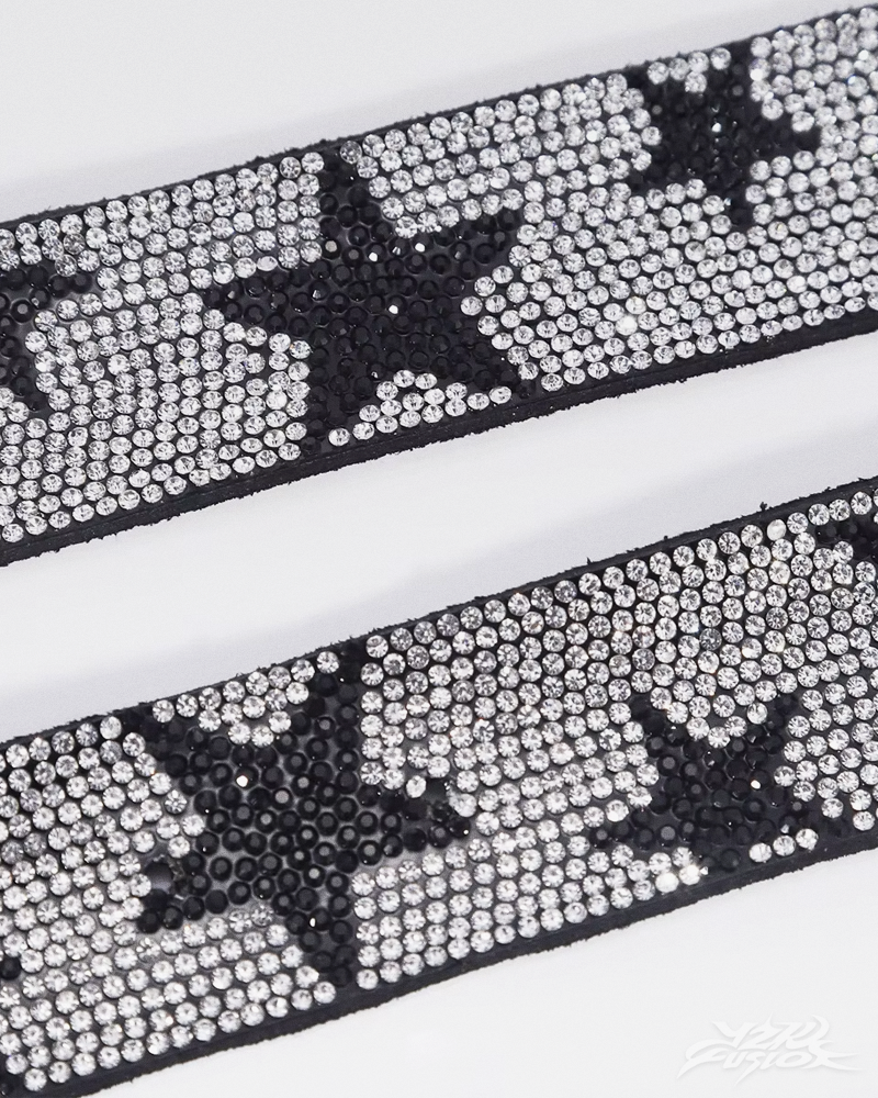 OFFSEAL Y2K Rhinestone Star Belt