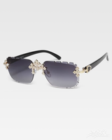 OFFSEAL Y2K Rhinestone Sunglasses