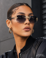 OFFSEAL Y2K Rhinestone Sunglasses