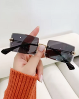 OFFSEAL Y2K Rimless Sunglasses 3