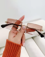 OFFSEAL Y2K Rimless Sunglasses 3