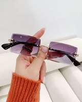 OFFSEAL Y2K Rimless Sunglasses 3