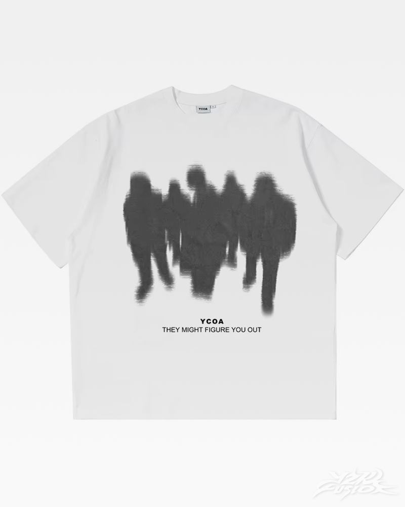 OFFSEAL Y2K Shadow Silhouettes Shirt