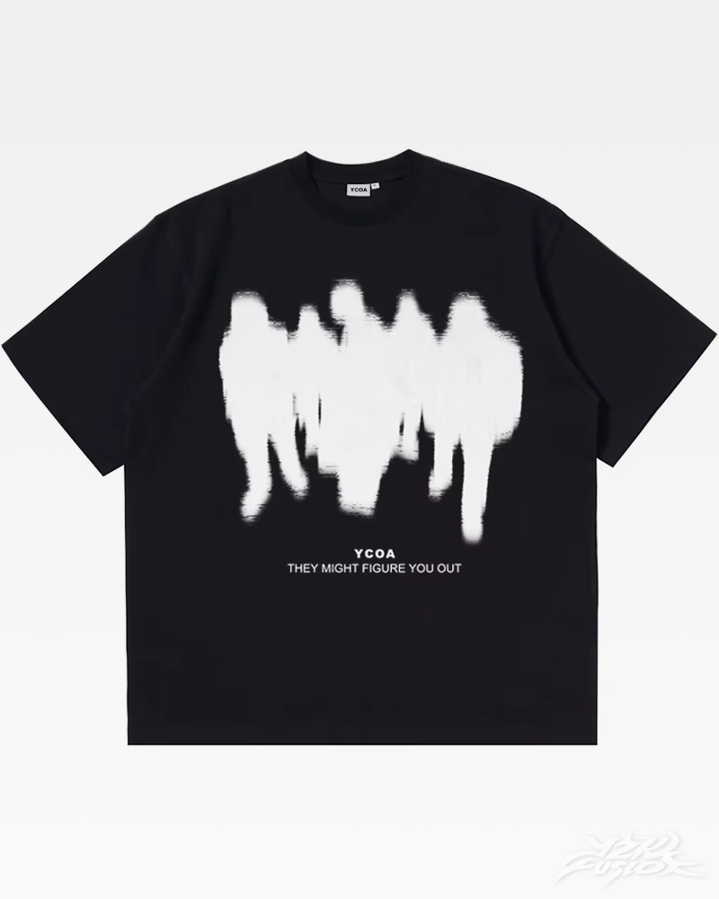 OFFSEAL Y2K Shadow Silhouettes Shirt