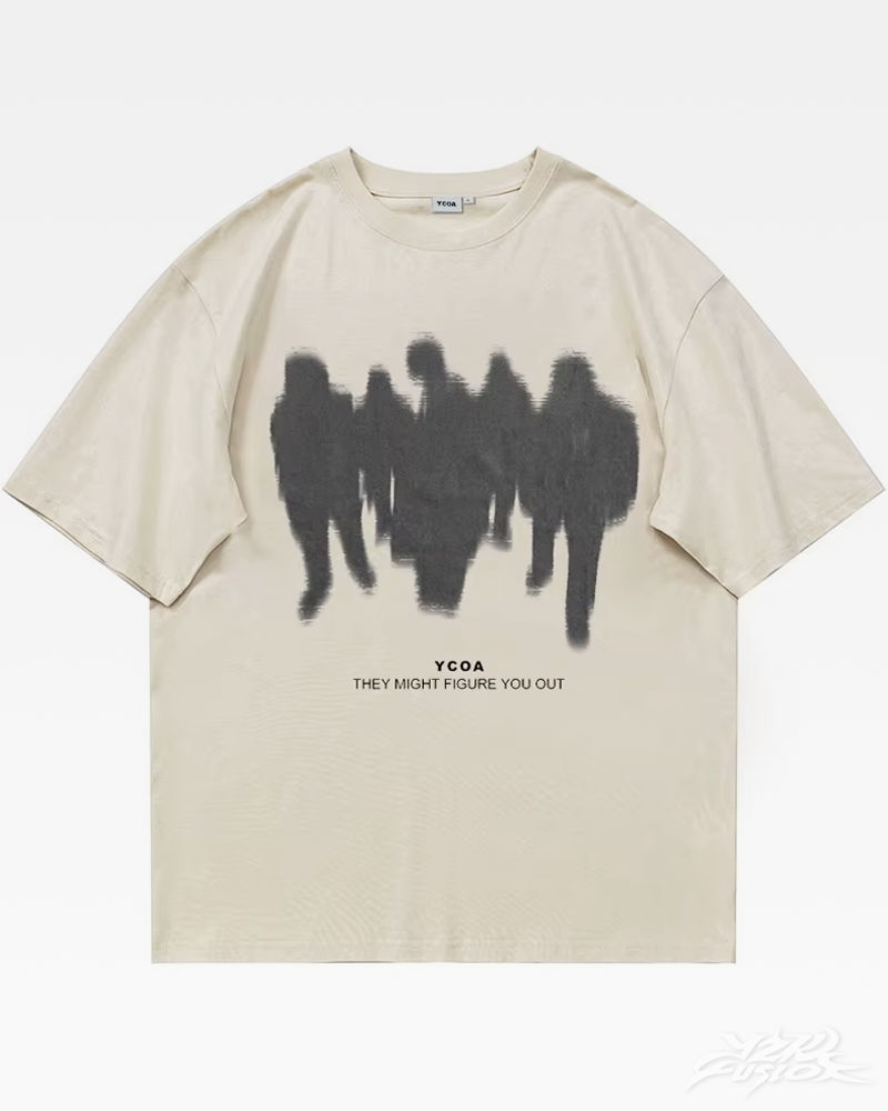 OFFSEAL Y2K Shadow Silhouettes Shirt
