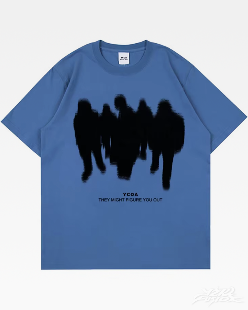OFFSEAL Y2K Shadow Silhouettes Shirt
