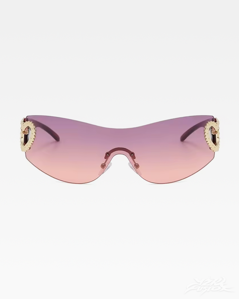 OFFSEAL Y2K Shield Sunglasses