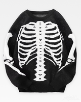 OFFSEAL Y2K Skeleton Sweater