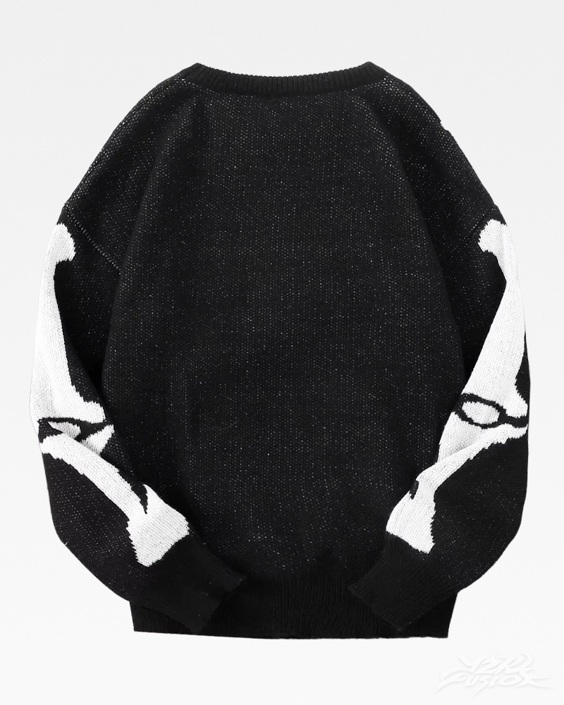 OFFSEAL Y2K Skeleton Sweater
