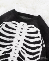 OFFSEAL Y2K Skeleton Sweater