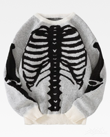OFFSEAL Y2K Skeleton Sweater