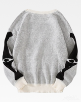OFFSEAL Y2K Skeleton Sweater