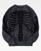 OFFSEAL Y2K Skeleton Sweater