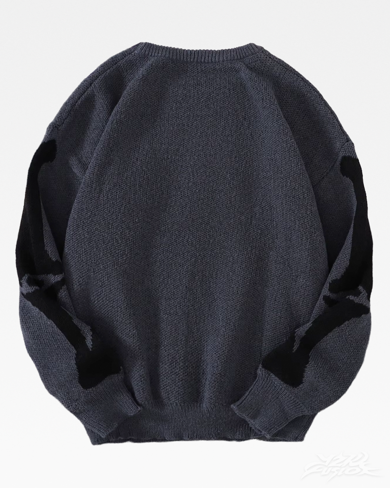OFFSEAL Y2K Skeleton Sweater