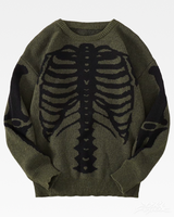 OFFSEAL Y2K Skeleton Sweater