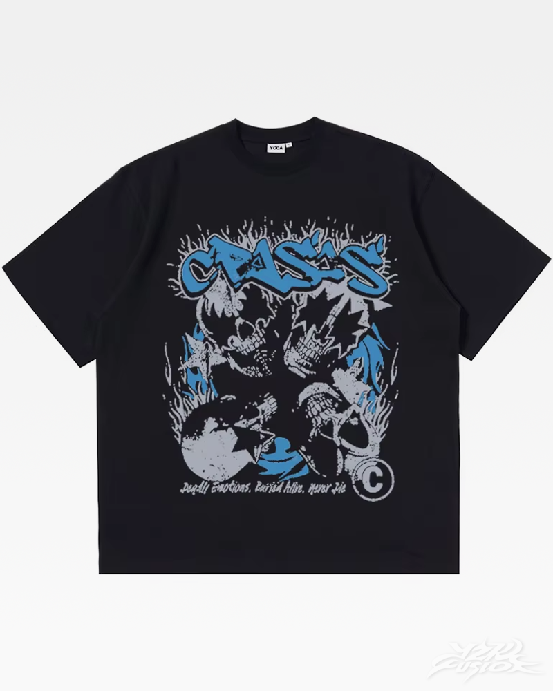 OFFSEAL Y2K Skull Shirt