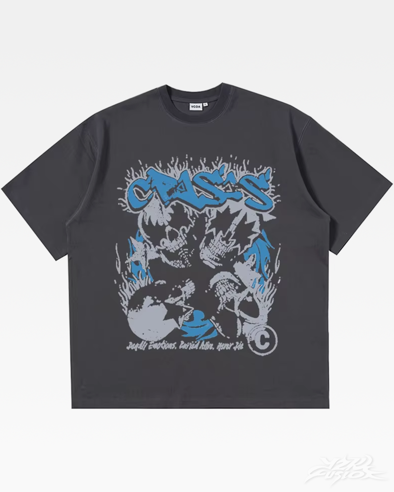OFFSEAL Y2K Skull Shirt
