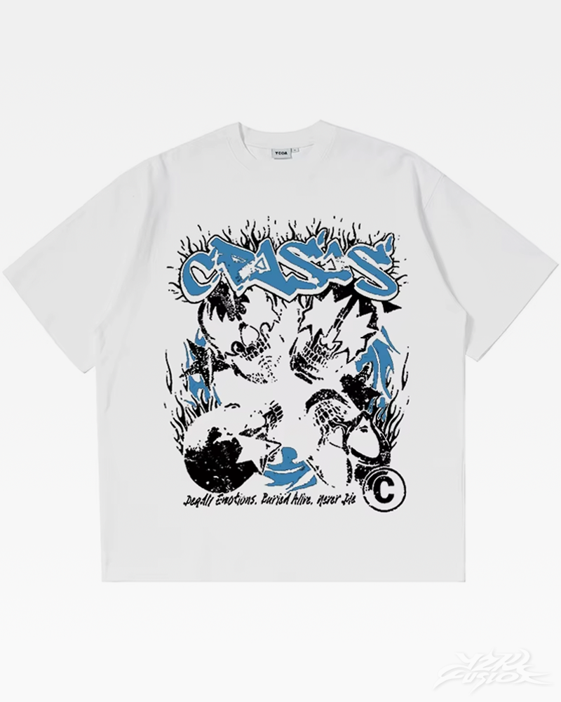 OFFSEAL Y2K Skull Shirt