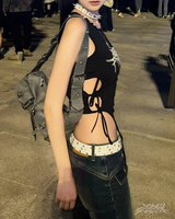 OFFSEAL Spider Web Tank Top