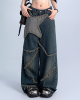 OFFSEAL Y2K Star Detail Jeans 2