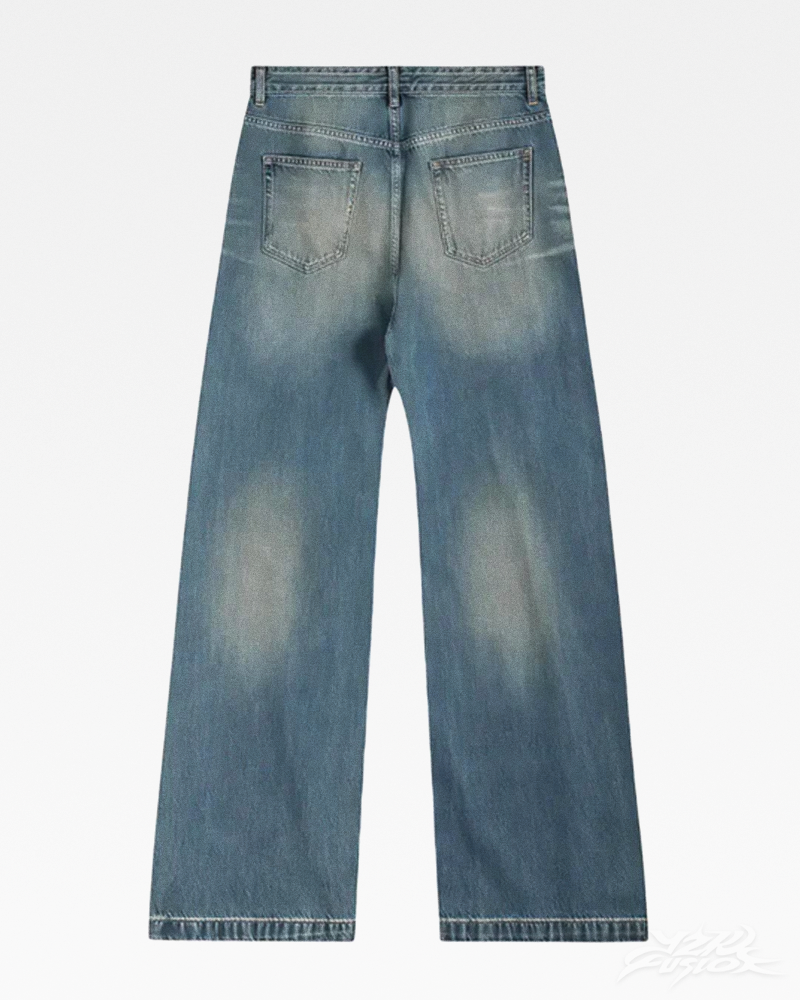 OFFSEAL Y2K Studded Baggy Jeans