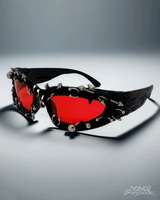OFFSEAL Y2K Sunglasses with Piercings