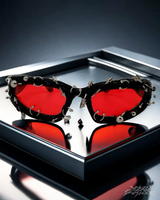 OFFSEAL Y2K Sunglasses with Piercings